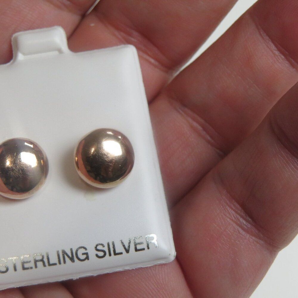 14k Sterling Silver Earring Hand Crafted
